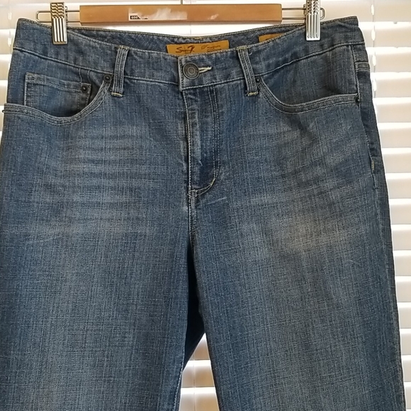 Seven Premium Denim Womens Flare Jeans - Picture 5 of 12